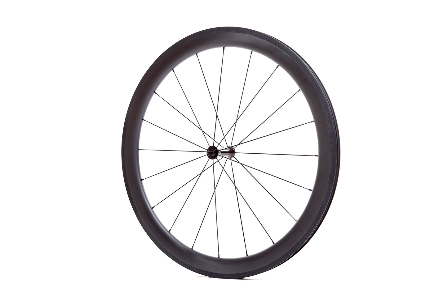 Ruedas de carbono 40mm para freno de zapata – vista lateral sin cubierta