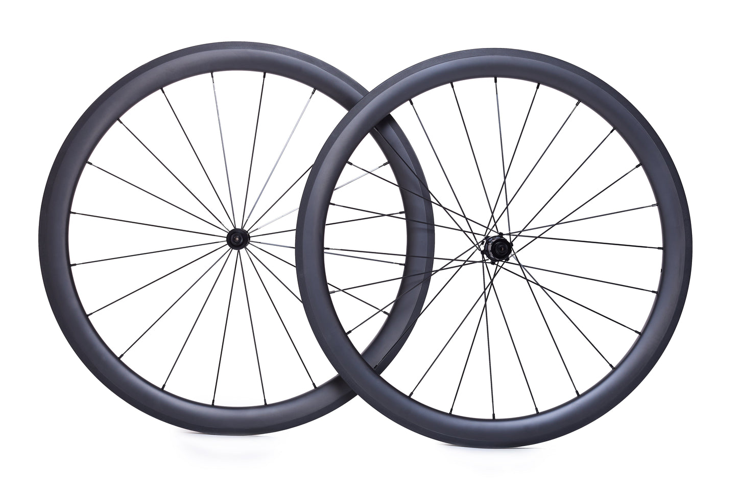 Pareja de ruedas de carbono NeruWheels para carretera, perfil 40mm, freno de zapata, delanteras y traseras